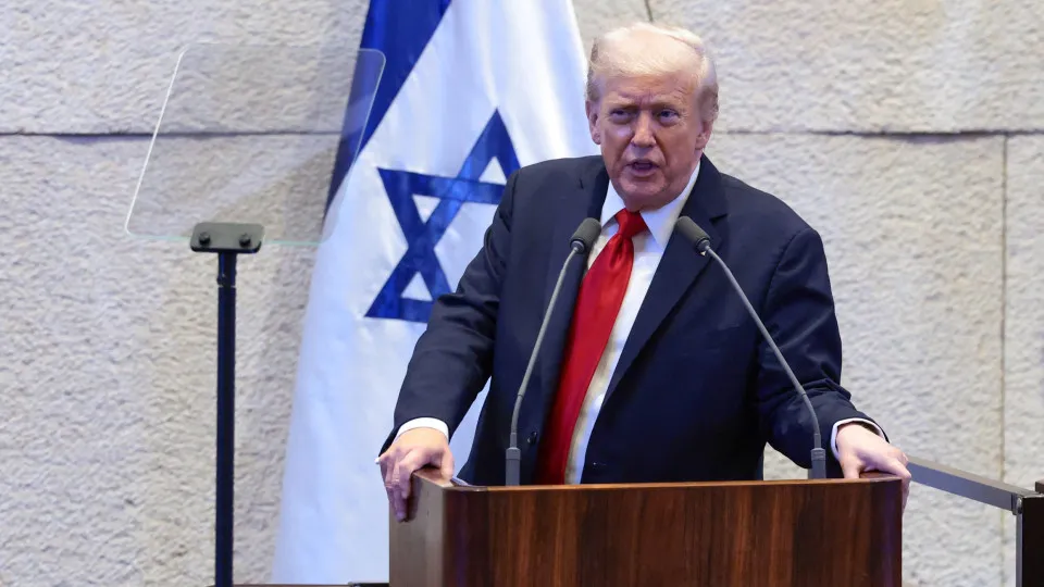 Trump pede estabilidade no Médio Oriente e clemência para Netanyahu